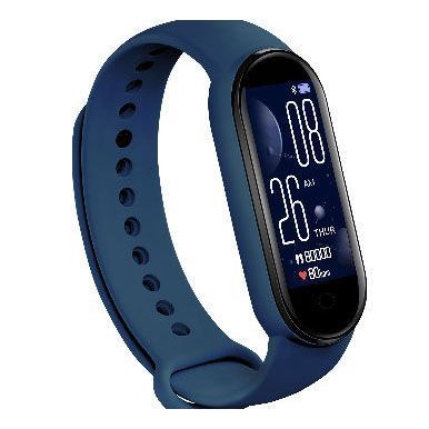 Фитнес браслет FitPro Smart Band M6 (смарт часы, пульсоксиметр, пульс). Цвет: синий 00022403 фото