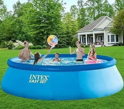 Семейный надувной бассейн 457*84 см 2006 л/ч. Intex 28158 00013943 фото