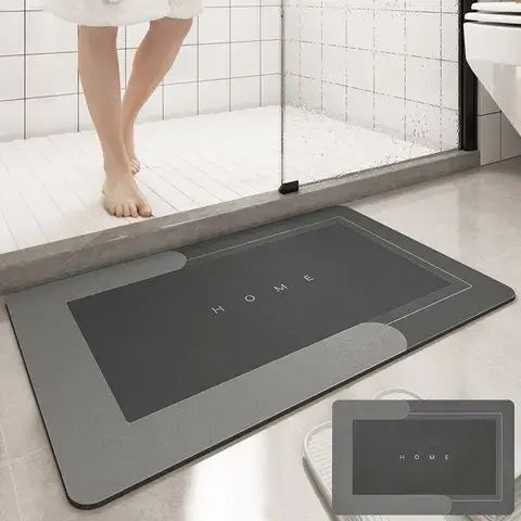 Килимок у ванну вологовбираючий суперпоглинаючий нековзний Bath Mat Super Absorbent (40х60см) 00013825 фото