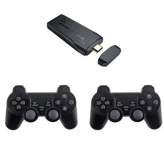 Игровая ТВ-приставка M8 mini 4K на Android TV с встроенным эмулятором ретро-игр и джойстиками 00024410 фото