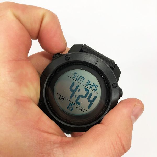 Часы наручные мужские SKMEI 1508BKWT BLACK, часы наручные электронные тактические. Цвет: черный 00022481 фото