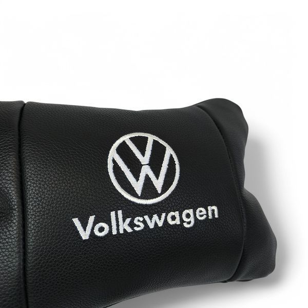 Шкіряна подушка на підголівник Volkswagen &ndash; ортопедична для авто 00016840 фото