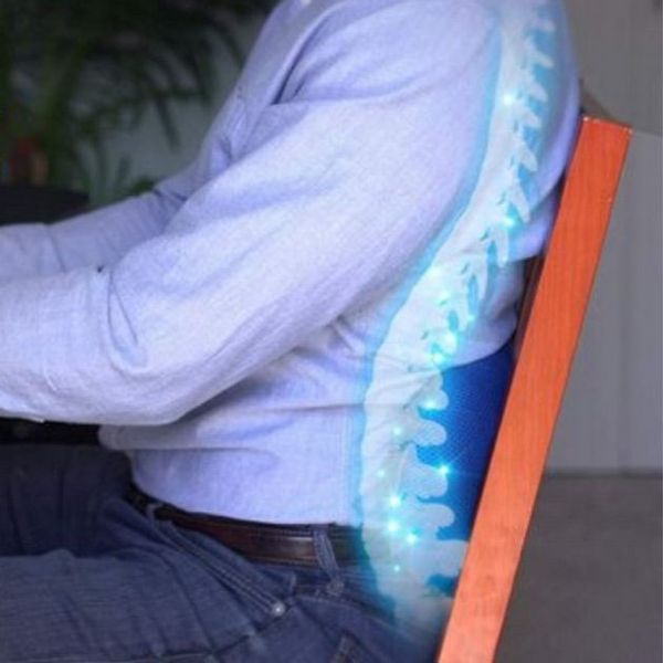 Ортопедична подушка для попереку lumbar support tv one. подушка для попереку з ефектом пам'яті з м'яким тканинним покриттям, що дихає. 00014302 фото