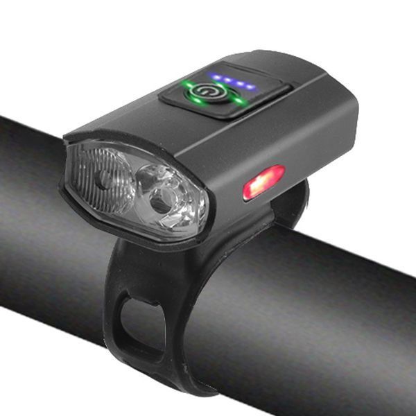 Велофонарь 2285-2XPE Ultra Light Aluminium встроенный аккумулятор, индикация заряда, Waterproof 00016753 фото