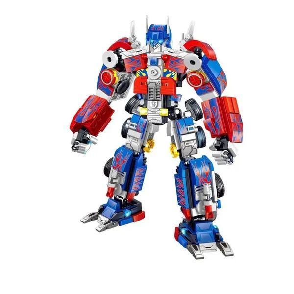 Конструктор Робот трансформер Optimus Prime Оптимус Прайм Vs Машина, набор 2 в 1 00016070 фото