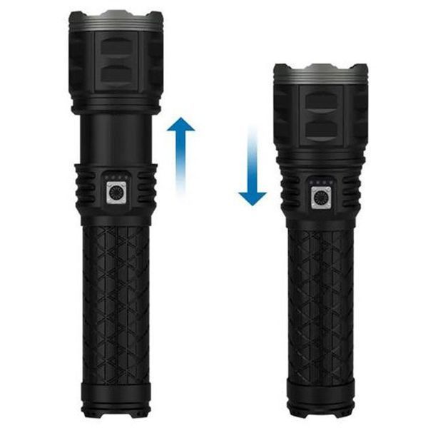 Фонарь ручной модели Police AK138-1 WHITE LASER LED PM60-TG 8х18650, USB-зарядка, Power Bank, зум 00022938 фото