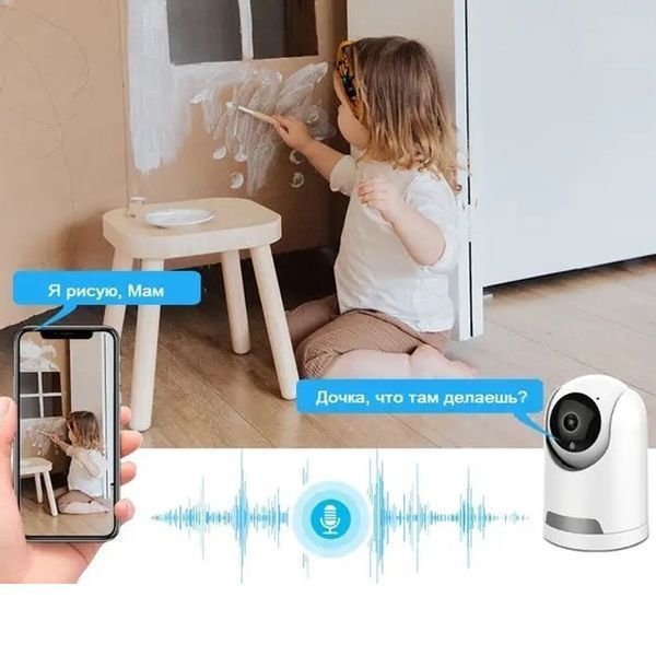 Кімнатна IP камера відеоняня CAMERA IP TY Y27 TUYA App 00017711 фото