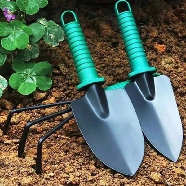 Набор садовых инструментов 10 в 1 с чемоданом Garden Instrumen AND ES-10, инвентарь для огорода и сада 00022653 фото