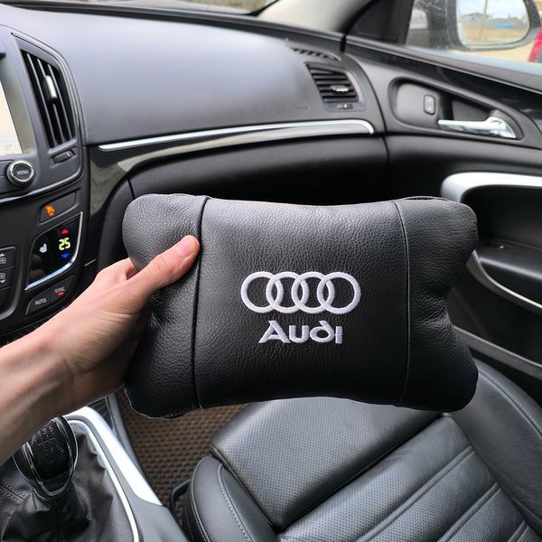 Шкіряна подушка на підголівник Volkswagen &ndash; ортопедична для авто 00016840 фото