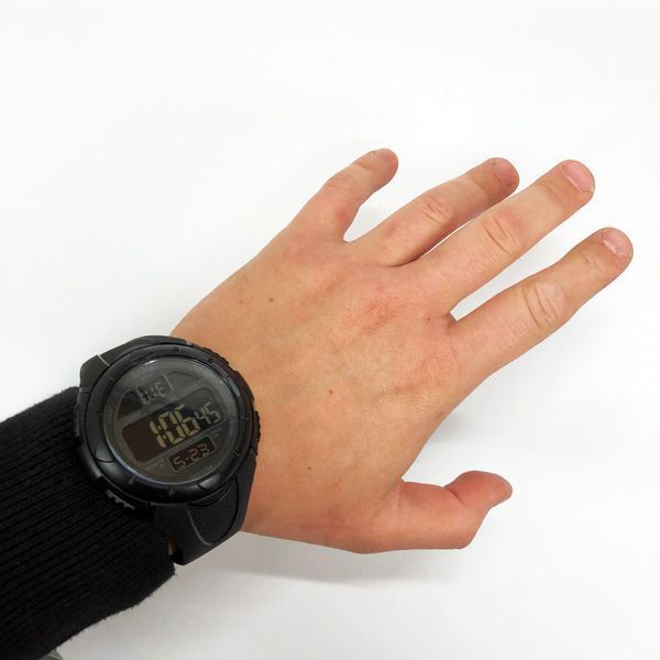 Часы наручные мужские SKMEI 1656BK BLACK, водостойкие тактические часы. Цвет: черный 00022049 фото