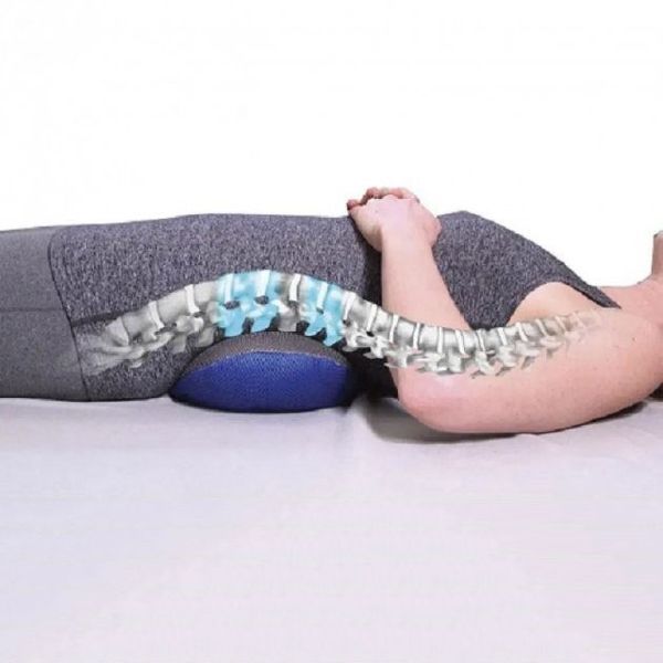 Ортопедична подушка для попереку lumbar support tv one. подушка для попереку з ефектом пам'яті з м'яким тканинним покриттям, що дихає. 00014302 фото