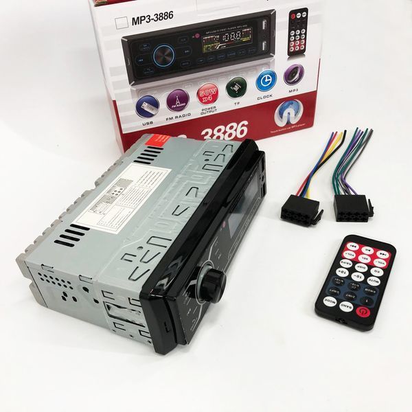 Автомобільна магнітола MP3-3885 ISO 1DIN із сенсорним дисплеєм, Бюджетна автомагнітола 1 din 00016823 фото