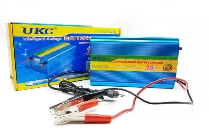 Зарядний пристрій автомобільний для акумулятора Battery Charger UKC MA-1230A 30A 00018008 фото
