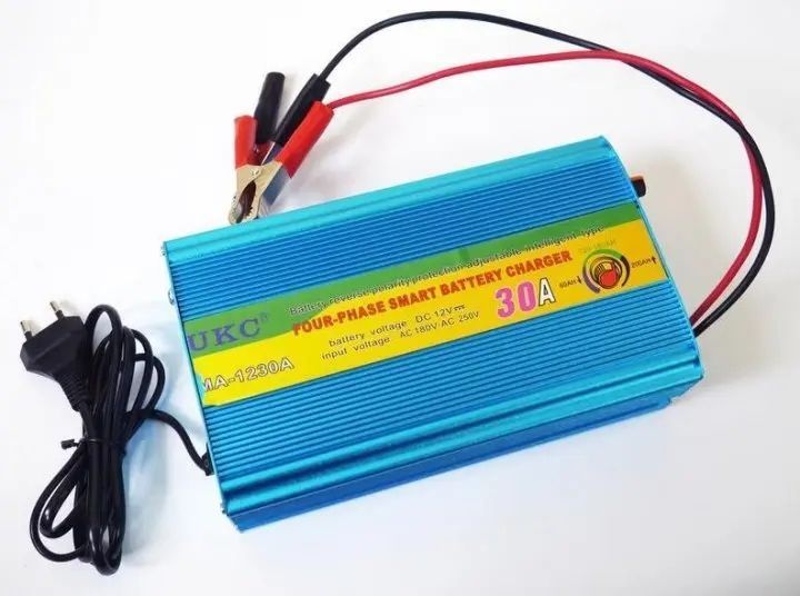 Зарядний пристрій автомобільний для акумулятора Battery Charger UKC MA-1230A 30A 00018008 фото