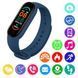 Фитнес браслет FitPro Smart Band M6 (смарт часы, пульсоксиметр, пульс). Цвет: синий 00022403 фото 4