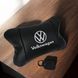 Шкіряна подушка на підголівник Volkswagen &ndash; ортопедична для авто 00016840 фото 5