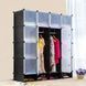 Пластиковый складной шкаф Storage Cube Cabinet MP-416-102A 16 секций 00012753 фото 2