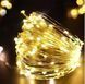 Новорічні гірлянди. Мідна дротяна лампа 100LED 10м, Теплий 00024637 фото 2