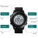 Часы наручные мужские SKMEI 1508BKWT BLACK, часы наручные электронные тактические. Цвет: черный 00022481 фото 5