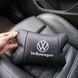 Шкіряна подушка на підголівник Volkswagen &ndash; ортопедична для авто 00016840 фото 11