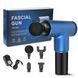Аккумуляторный массажер fascial gun kh-320 портативный ручной ударный мышечный пистолет 4 насадки синий 00015511 фото 1