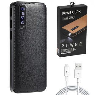 Портативний зарядний пристрій Павербанк 50000 mAh 3хUSB Power Bank Smart Tech. Колір: чорний 00017654 фото