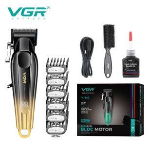 Аккумуляторная машинка для стрижки vgr v-662. цвет: золотой 00014912 фото