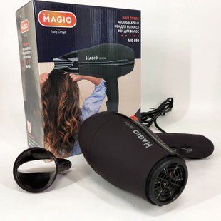 Фен бытовой MAGIO MG-550 2600 Вт, Мощный универсальный фен, Хороший мощный фен, Мощный электрический фен 00014348 фото