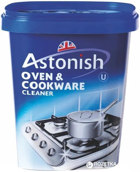 Универсальная паста для чистки духовых шкафов и плит Astonish 500 г 00013771 фото