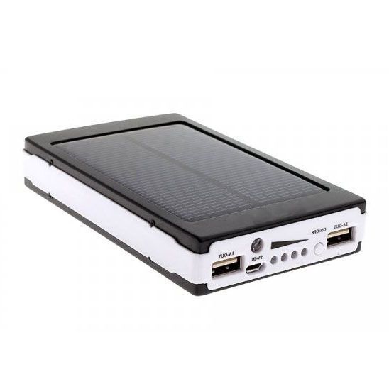 УМБ Power Bank Solar 90000 mAh мобільне зарядне з сонячною панеллю та лампою, Power Bank Charger Батарея 00017260 фото