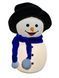 Детский силиконовый ночник Снеговик Snowman LJC-118 светильник аккумуляторный игрушка для сна 00024699 фото 2