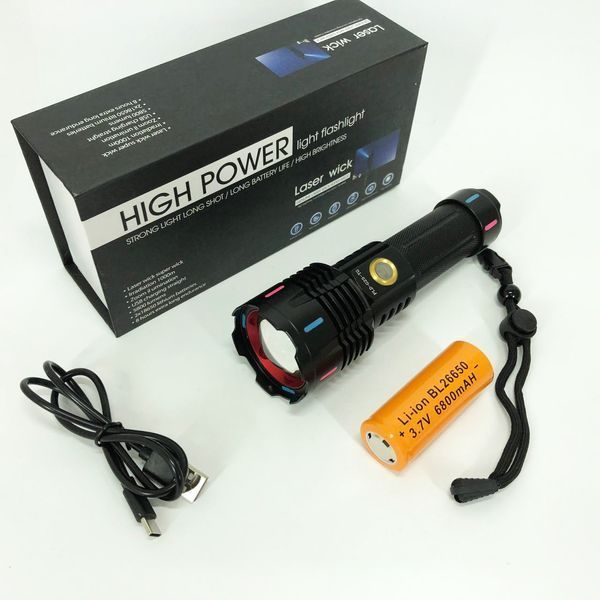 Фонарь X-BALOG FLUORESCENCE G671/G25 PM30-TG, Сверхмощный фонарик, Яркий фонарик, Качественный фонарик 00022946 фото