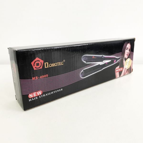 Щипцы, плойка утюжок DOMOTEC MS-4905, Щетка щипцы для выпрямления волос. Цвет: розовый 00014438 фото