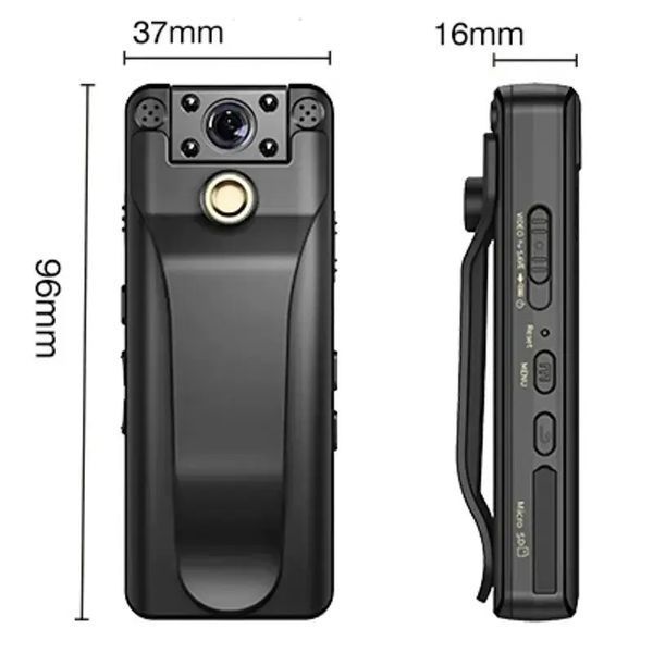 Нагрудна камера з бадьорою камерою з Full-HD дисплеєм 4G S15 00015558 фото