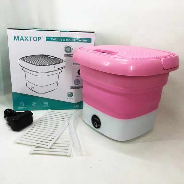 Пральна машина MAXTOP machine, Пральна машина для дачі без водопроводу. Колір: рожевий 00012692 фото