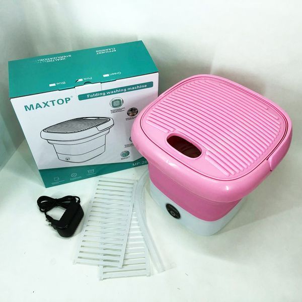 Пральна машина MAXTOP machine, Пральна машина для дачі без водопроводу. Колір: рожевий 00012692 фото