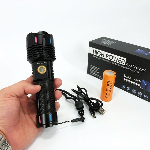 Фонарь X-BALOG FLUORESCENCE G671/G25 PM30-TG, Сверхмощный фонарик, Яркий фонарик, Качественный фонарик 00022946 фото