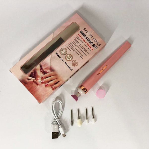 Фрезер для маникюра и педикюра Flawless Salon Nails, ручка фрезер для маникюра. Цвет: розовый 00015521 фото
