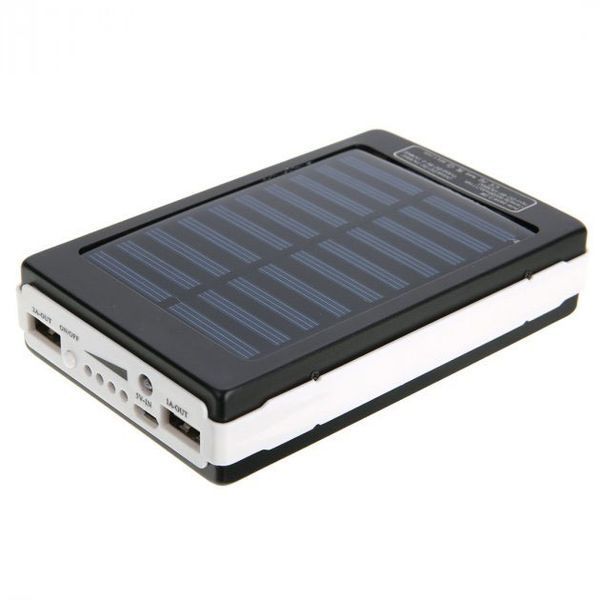 УМБ Power Bank Solar 90000 mAh мобільне зарядне з сонячною панеллю та лампою, Power Bank Charger Батарея 00017260 фото