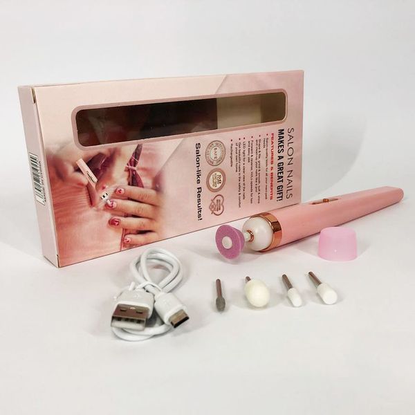 Фрезер для маникюра и педикюра Flawless Salon Nails, ручка фрезер для маникюра. Цвет: розовый 00015521 фото