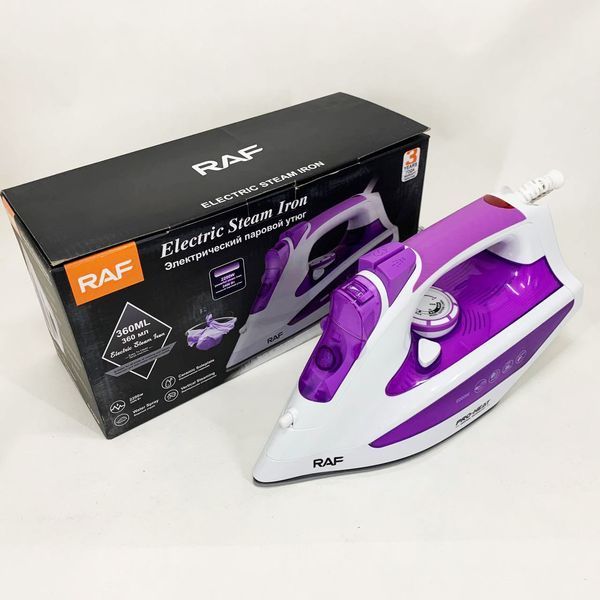 Утюг с керамической подошвой RAF R.1233 мощность 2200Вт 320 мл purple 00013042 фото