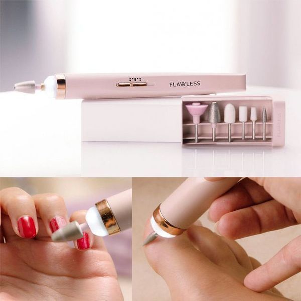 Фрезер для маникюра и педикюра Flawless Salon Nails, ручка фрезер для маникюра. Цвет: розовый 00015521 фото