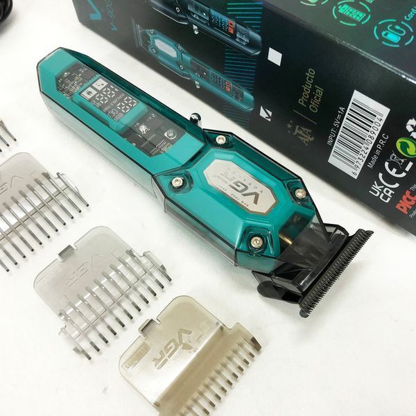 Акумуляторна машинка для стрижки VGR V-900 з дисплеєм, бездротова для стрижки волосся 00014566 фото