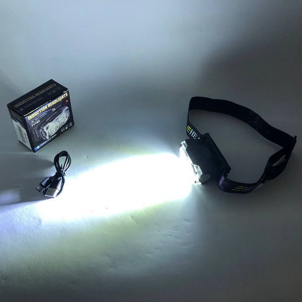 Фонарь налобный YY-19D-6SMD Li-Ion, Светодиодный фонарь на лоб, Фонарик на голову с зарядкой 00022967 фото