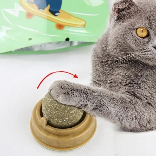 Кошачья игрушка для кошек мятный шарик кошачий леденец 00021929 фото
