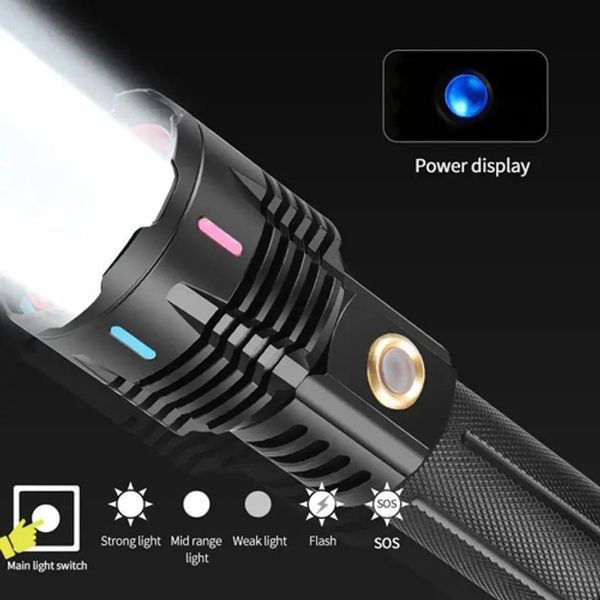 Фонарь X-BALOG FLUORESCENCE G671/G25 PM30-TG, Сверхмощный фонарик, Яркий фонарик, Качественный фонарик 00022946 фото