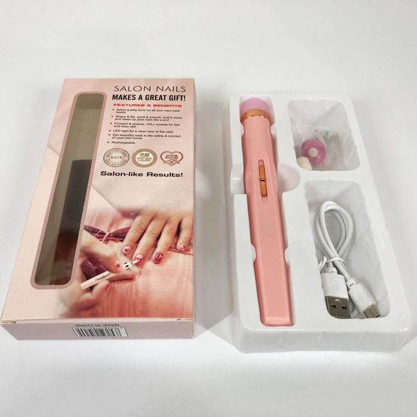 Фрезер для маникюра и педикюра Flawless Salon Nails, ручка фрезер для маникюра. Цвет: розовый 00015521 фото
