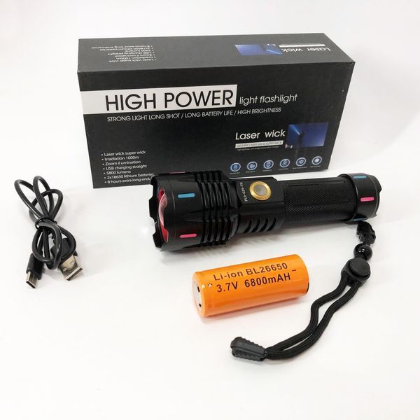 Фонарь X-BALOG FLUORESCENCE G671/G25 PM30-TG, Сверхмощный фонарик, Яркий фонарик, Качественный фонарик 00022946 фото