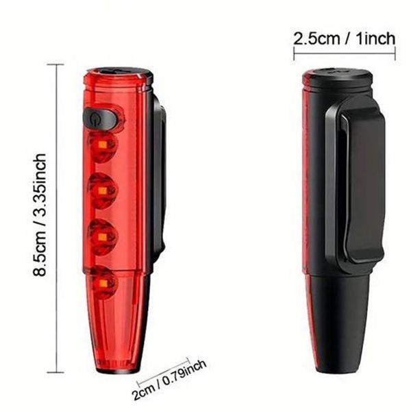 Велофонарь LEADBIKE LD77-LS-4 LED с лазерной разметкой, Фонарь аккумуляторный светодиодный велосипедный 00016785 фото