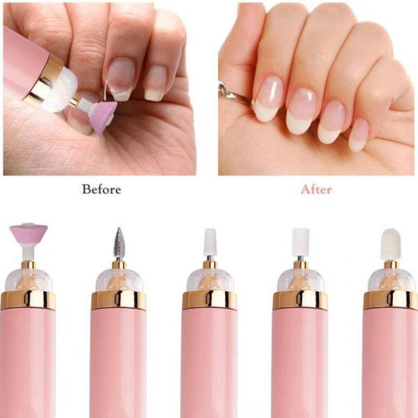 Фрезер для маникюра и педикюра Flawless Salon Nails, ручка фрезер для маникюра. Цвет: розовый 00015521 фото